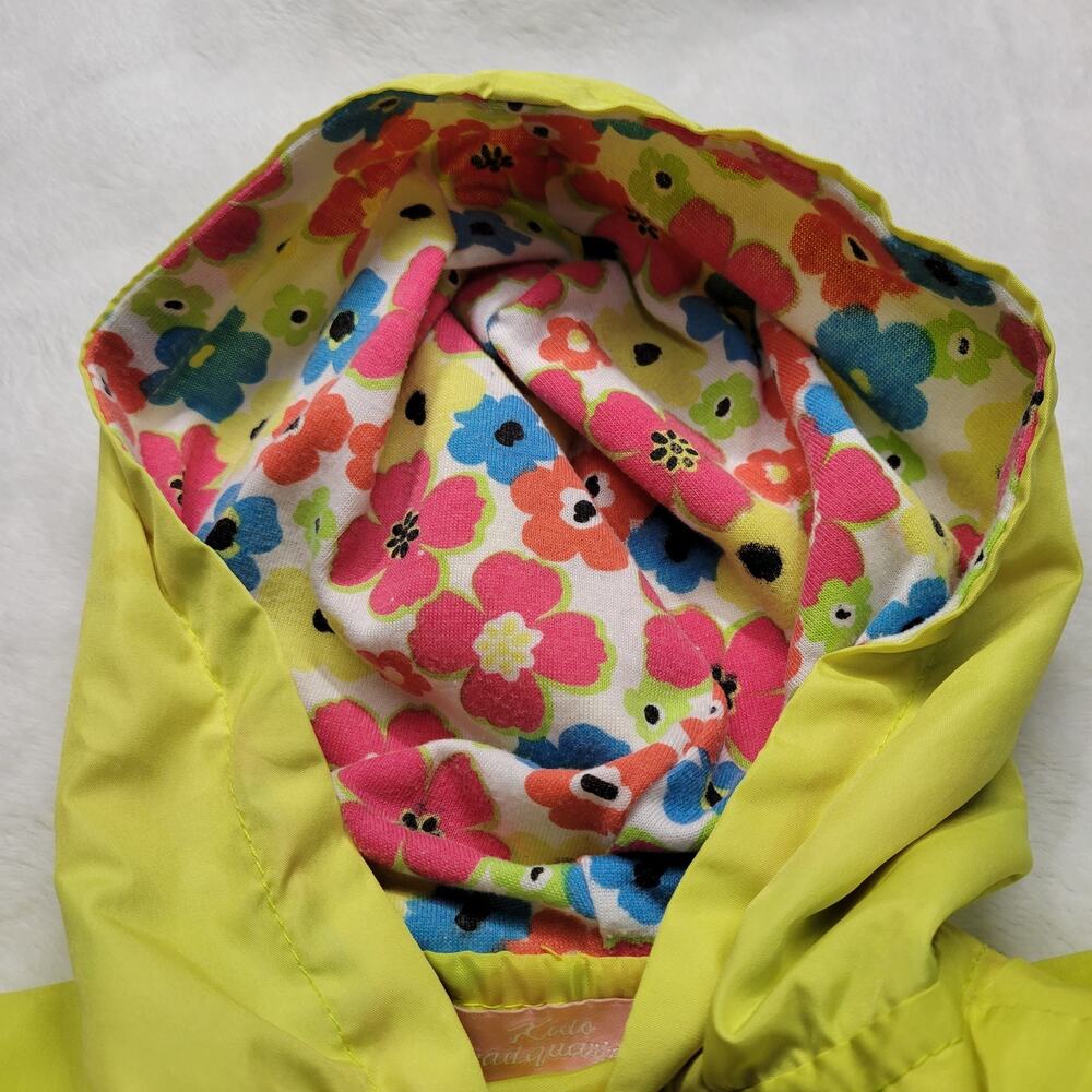 KIDS HEADQUARTERS Rain Jacket Baby Girl 9 Months Light Green - Picture 5 of 12